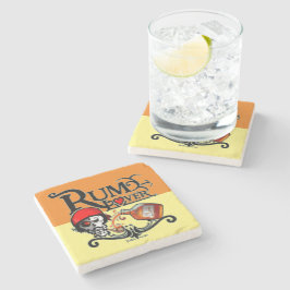 Porta-copo De Pedra Rum lover