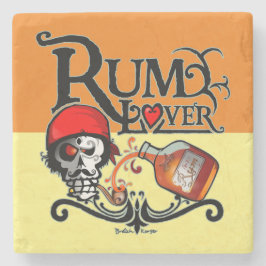 Porta-copo De Pedra Rum lover