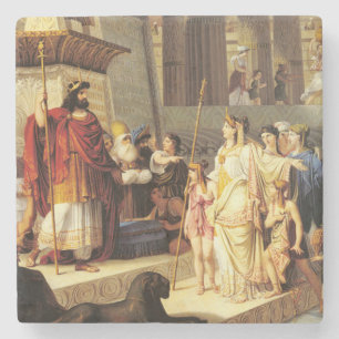 Porta-copo De Pedra Salomão e Rainha de Sheba - Giovanni De Min