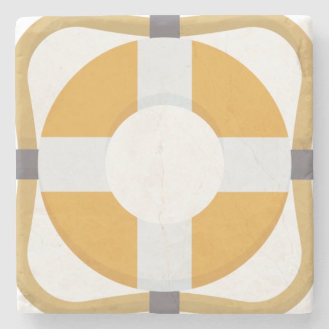 Porta-copo De Pedra Salva-vidas (Frente)