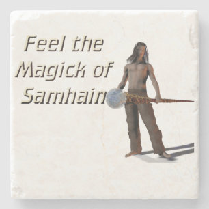 Porta-copo De Pedra Samhain Magick