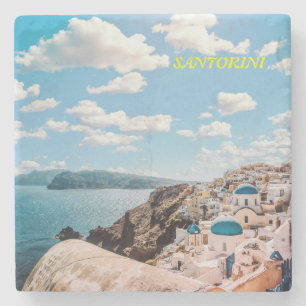 Porta-copo De Pedra Santorini, Grécia Beach House