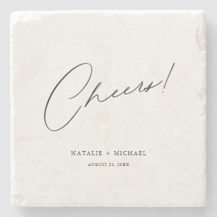 Porta-copo De Pedra Saúde Casamento Personalizado Único Moderno