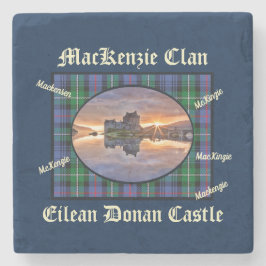 Porta-copo De Pedra Scotland MacKenzie Clan Eilean Donan Castle