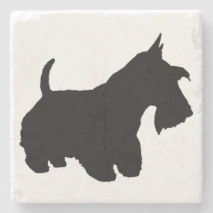 Porta-copo De Pedra Scottish Terrier giff, Scottie Dog,