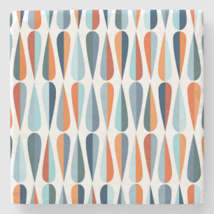 Porta-copo De Pedra Século de médio retrô, moldes de gota.