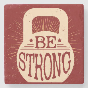 Porta-copo De Pedra Seja forte