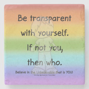 Porta-copo De Pedra Seja transparente