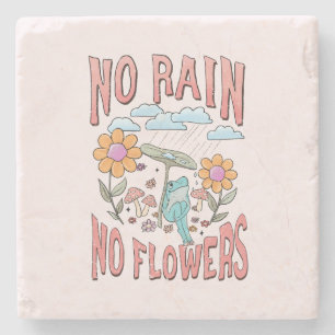 Porta-copo De Pedra Sem Chuva, Sem Flores Floral Inspiracional