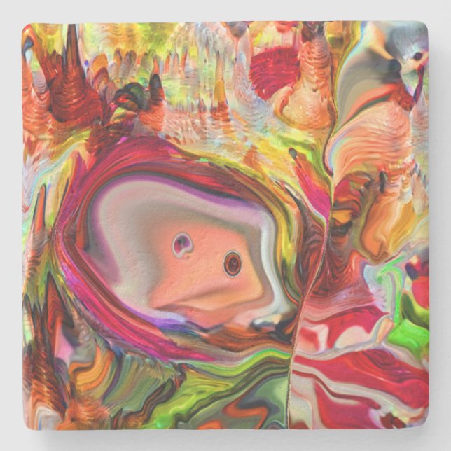 Porta-copo De Pedra Sendo (Frente)