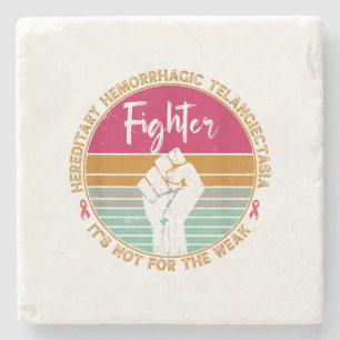 Porta-copo De Pedra Sensibilização para a telangiectasia hemorrágica h