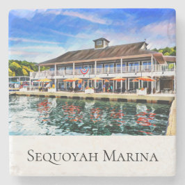 Porta-copo De Pedra Sequoyah Marina Stone Coaster