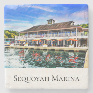 Porta-copo De Pedra Sequoyah Marina Stone Coaster