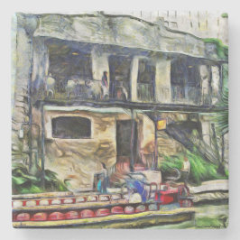 Porta-copo De Pedra Série San Antonio Riverwalk