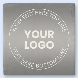 Porta-copo De Pedra Seu logotipo com qualquer gradiente de cor