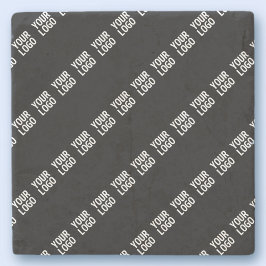 Porta-copo De Pedra Seu logotipo, Design ou fotos postadas na diagonal