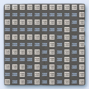 Porta-copo De Pedra Seu logotipo ou imagem carregada   Padrão Geométri