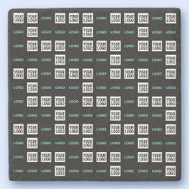 Porta-copo De Pedra Seu logotipo ou imagem | Padrão Zig Zag com duas i