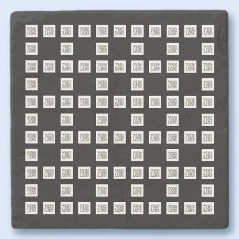 Porta-copo De Pedra Seu logotipo ou padrão de repetição exclusivo de i