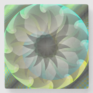 Porta-copo De Pedra Shark espiral de Kenneth Yoncich
