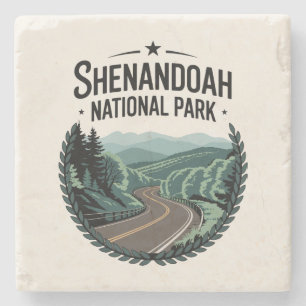 Porta-copo De Pedra Shenandoah National Park Skyline Drive View Design