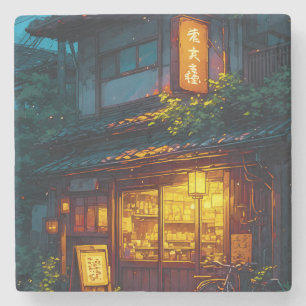 Porta-copo De Pedra Shizukana Machikado