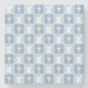 Porta-copo De Pedra Símbolo de farmácia   Farmacêutico   Farmácia técn