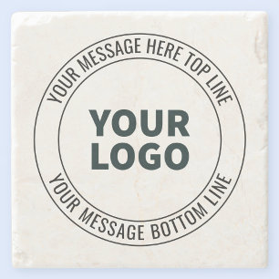 Porta-copo De Pedra Simples para Substituir com Seu Logotipo ou Imagem