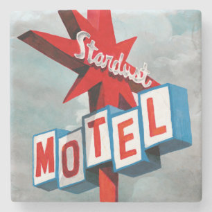 Porta-copo De Pedra Sinal de Motel Stardust