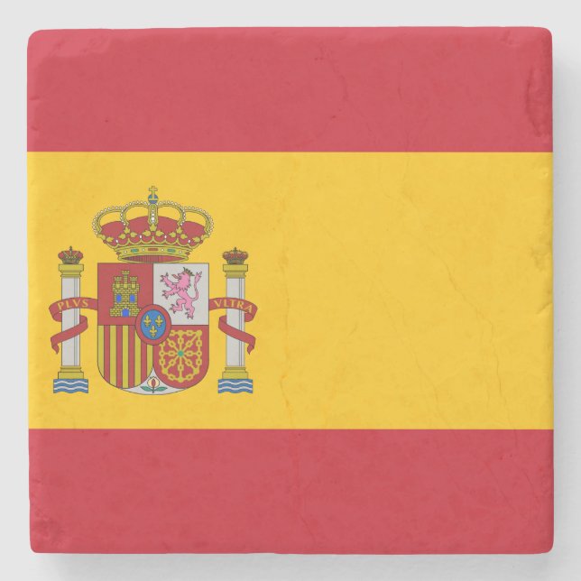 Porta-copo De Pedra sinalizador de espanha (Frente)