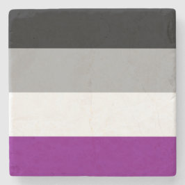 Porta-copo De Pedra Sinalizador do Orgulho Asexual (Ace) (Asexualidade