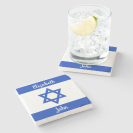 Porta-copo De Pedra Sinalizador Israelita Personalizado