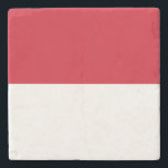 Porta-copo De Pedra Sinalizador Mônaco<br><div class="desc">Bandeira Patriótica do Mônaco.</div>