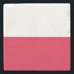 Porta-copo De Pedra Sinalizador Polônia<br><div class="desc">Bandeira patriótica de Polônia.</div>