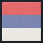 Porta-copo De Pedra Sinalizador Republika Srpska<br><div class="desc">Bandeira Patriótica da República Srpska.</div>