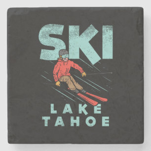 Porta-copo De Pedra Ski Lake Tahoe