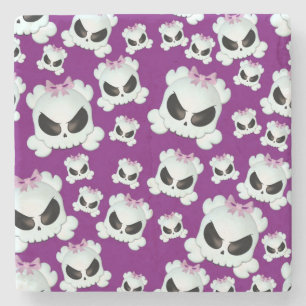 Porta-copo De Pedra Skullz feminino