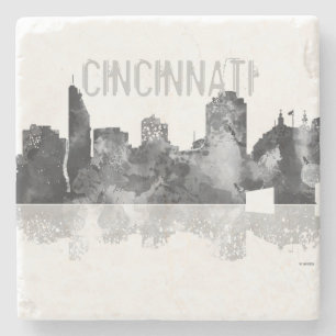 Porta-copo De Pedra Skyline de Cincinnati, Ohio