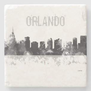 PORTA-COPO DE PEDRA SKYLINE DE ORLANDO, FLORIDA