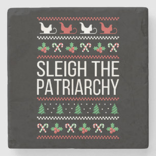 Porta-copo De Pedra Sleigh O Patriarcado II