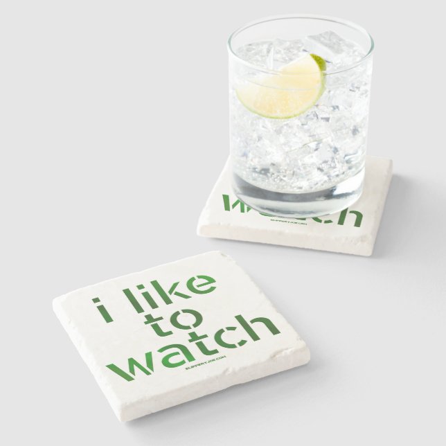 Porta-copo De Pedra SlipperyJoe gosta de assistir Voyeurismo espreitan (Lateral)