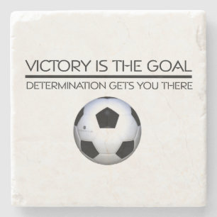 Porta-copo De Pedra Slogan SUPERIOR da vitória do futebol