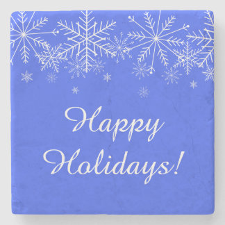 Porta-copo De Pedra Snowflake Stone Coaster