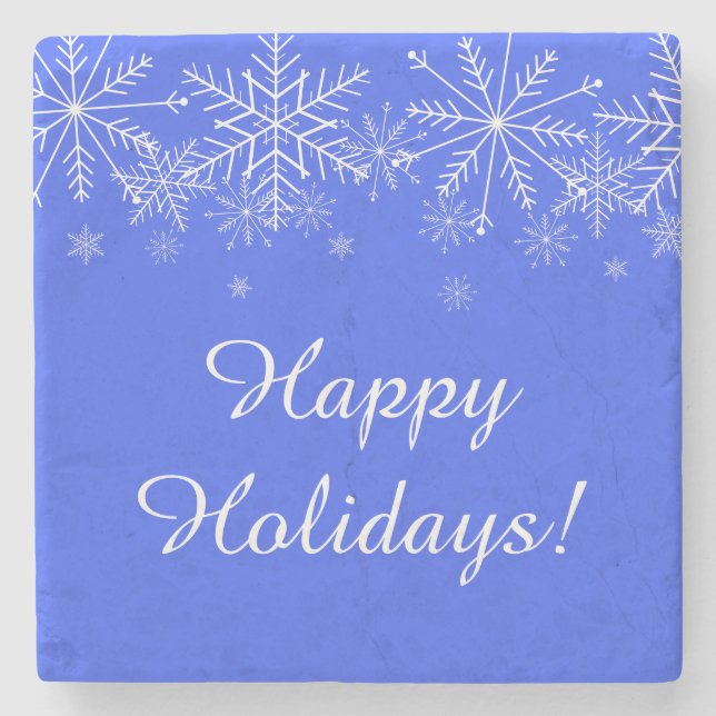 Porta-copo De Pedra Snowflake Stone Coaster (Frente)