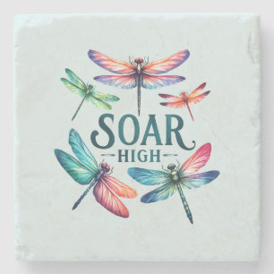 Porta-copo De Pedra Soar High - Dragonfly Artística