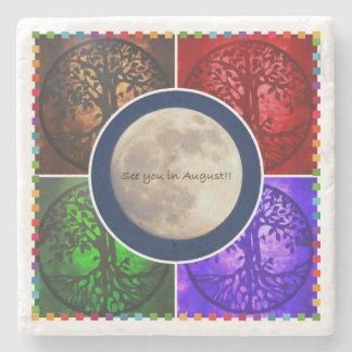 Porta-copo De Pedra Sob céus de agosto…