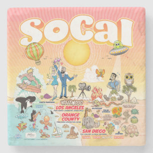 Porta-copo De Pedra SoCal