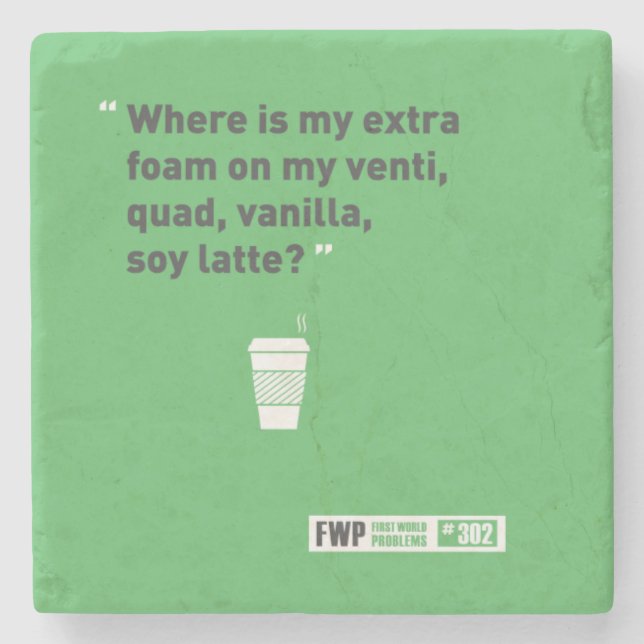 Porta-copo De Pedra Soja Latté (Frente)