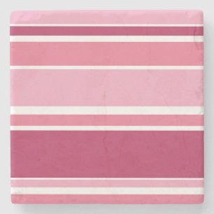 Porta-copo De Pedra Sombras das faixas cor-de-rosa