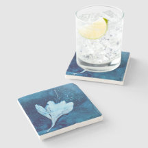 Sonho Azul e Branco Floral Cianotipia
